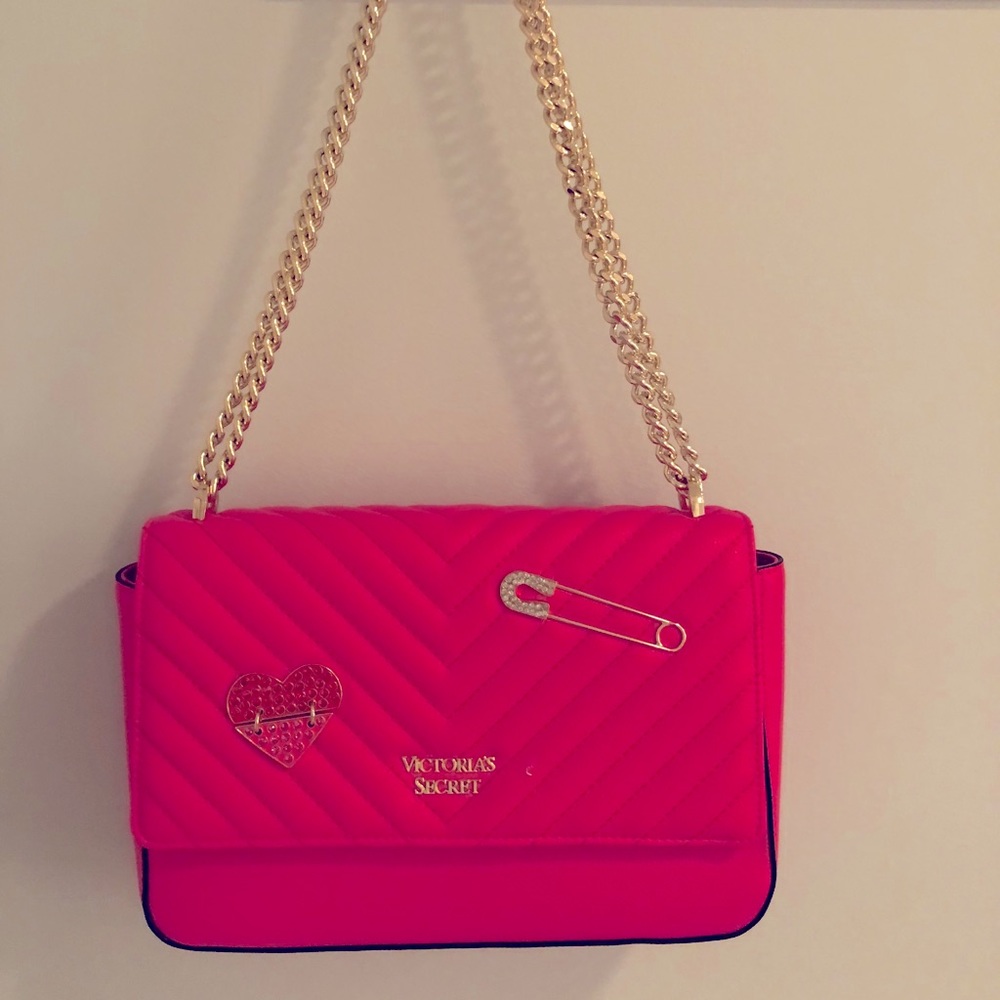 Pink Victoria’s Secret bag